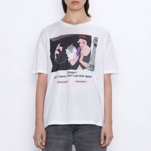 Zara Snow White Disney Shirt